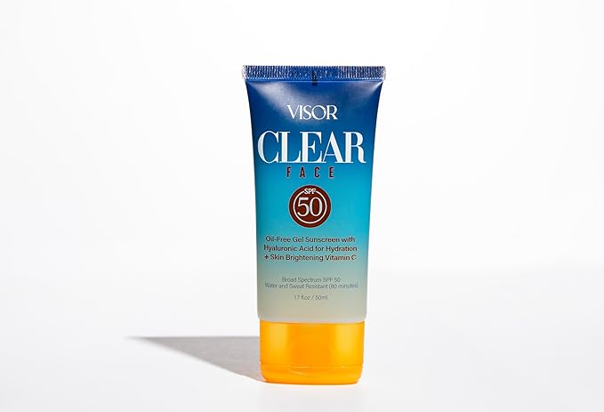 Visor Clear FACE SPF 50 Gel Sunscreen
