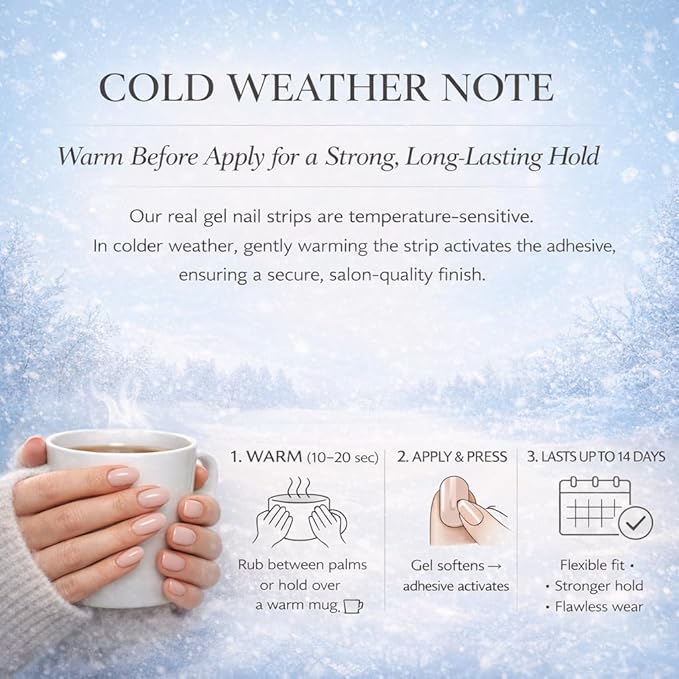 34 Piece Fully Cured Gel Nail Strips With No UV Light Needed, 14+ Days Gel Nail Polish Stickers, Salon Quality, Easy to Apply & Remove – Toxin Free, No Damage (Barcelona Blush)