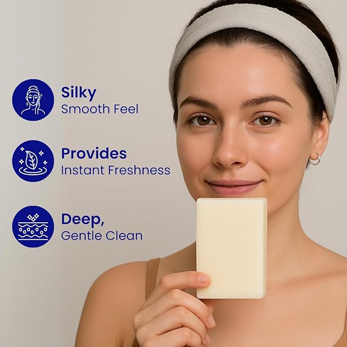 Relumins Original Glutathione Exfoliating Soap - Deep-Cleansing Face & Body Bar with Antioxidants for Clearer, Radiant, and Clean Skin – For Normal to Oily Skin - 120g x 3 Bars