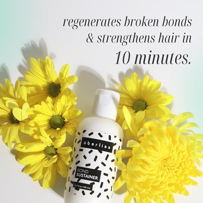Uberliss Bond Repair Conditioner - 3.7 oz - Hair Mask For Damaged Hair - Patented Formula - Instant Results and Improvement