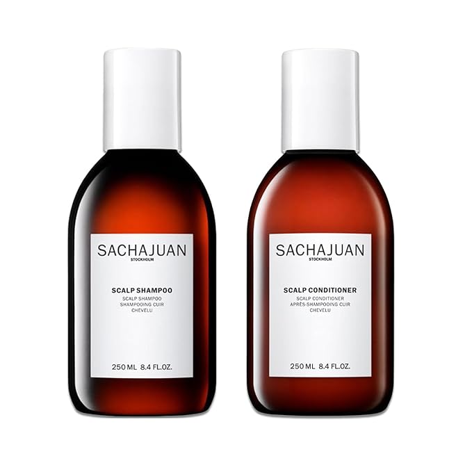 SACHAJUAN Scalp Shampoo and Conditioner Set | Rosemary Oil to Soothe, Balance & Hydrate Dry Flaky Scalp | Lightweight Hydration & Scalp Relief | Vegan & Paraben-Free | Pack of 2 (8.4 oz)
