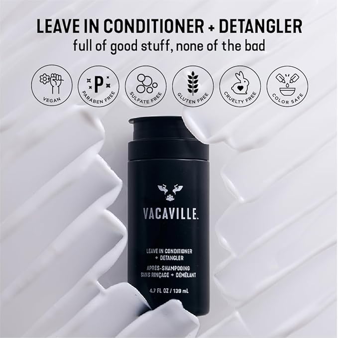 Vacaville Beauty Shampoo Gift Set: Peppermint Powder Shampoo & Conditioner for All Hair Types - Vegan, Eco-Friendly, Cruelty-Free - Botanical Ingredients Clinically Proven to Promote Hair Growth