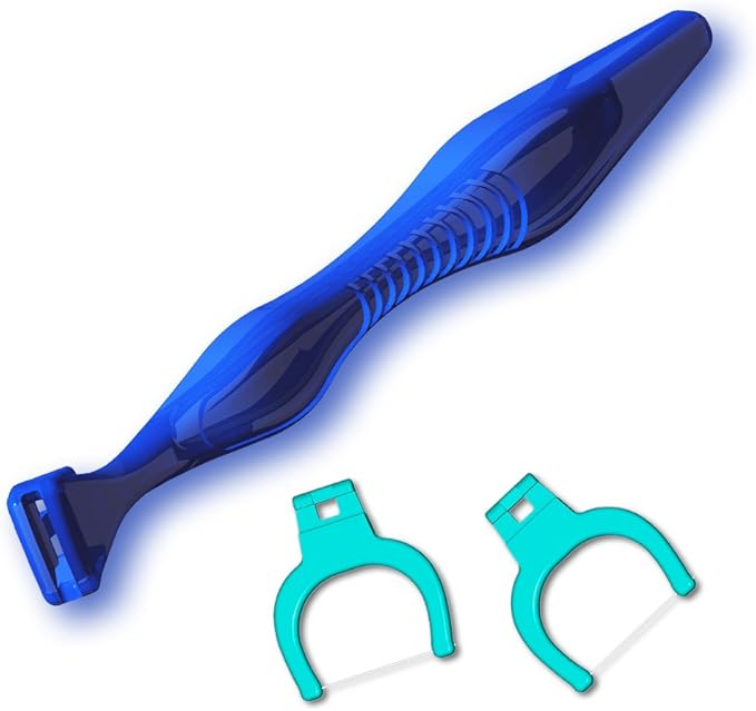 T.Smile NoFuss Dental Flosser Kit, 5-inch Long Handle & Refill Heads, Extra-Strength Floss for Comfortable Clean, Fluoride Free, (2 Handles + 200 Extra-Strength Floss Refills)