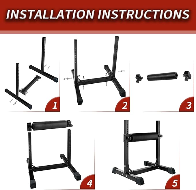 Bulgarian Split Squat Stand With 11-Level Single Leg