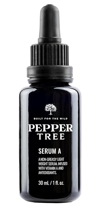 Peppertree Serum A - Anti Aging and Antioxidant Retinol Serum for Face - Men's Skin Care Hydrating Serum for Fine Lines and Wrinkles with HPR & Witch Hazel - 1 fl oz