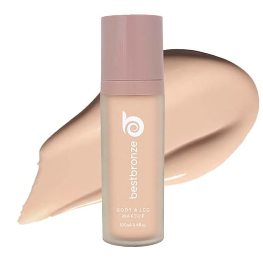 Best Bronze Bombshell Body Makeup - Tattoo Cover Up Makeup & Body Foundation Waterproof - Tattoo Concealer Waterproof for Scars, Varicose Veins Cover Up & Leg Foundation (N4.5 Fair Beige Neutral)