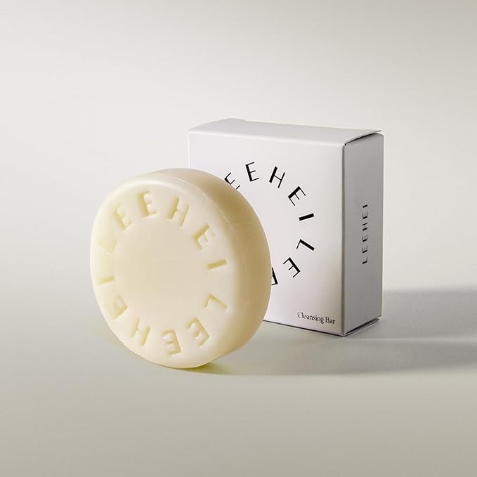LEEHEI Cleansing Soap with Complimentary Natural Sponge Soap Stand (Lavender)