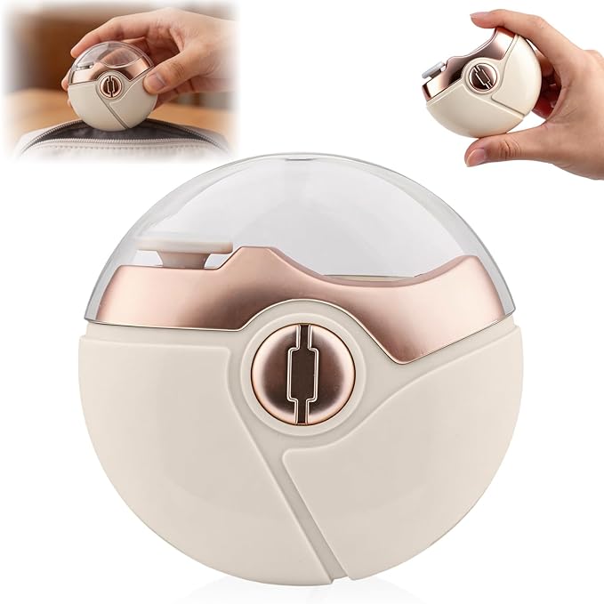 Electric Nail Clipper, 2 in 1 Electric Polishing Automatic Nail Clippers, with 2 Adjustable Speeds, Nail Trimmer for Seniors, Adults (Khaki)