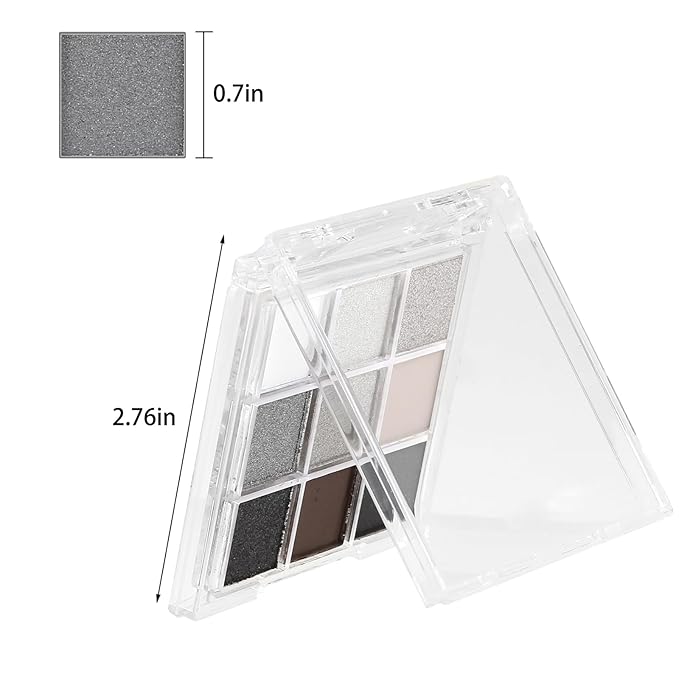 Boobeen 9 Colors Eyeshadow Palette - Matte and Shimmer Makeup, Highly Pigmented Creamy Eye Shadow Powder, Create a Neutral Eye Look, Long Wearing，Easy to Build Dramatic Glamour Looks