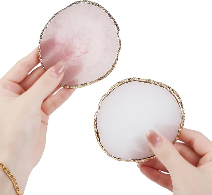 2Pack Resin Nail Art Palette,Nail Art Color Mixing