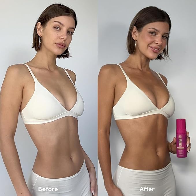Coco & Eve Express Tanning Antioxidant Mousse - Best 1 Hour Streak-Free Sunless Deep Tan | Fast, Instant, Natural Dark Glow. Moisturizing Tanner with DHA, Hyaluronic Acid, Coconut Extract (5.07 fl oz)