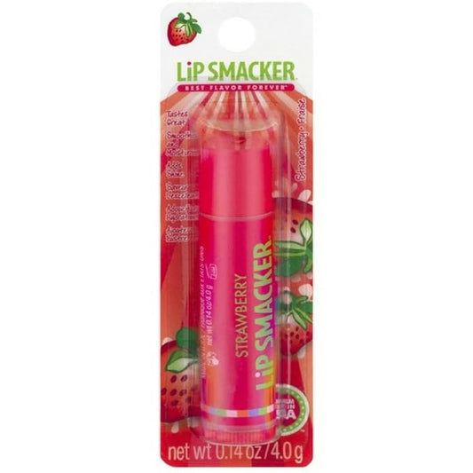 Lip Smacker Strawberry Lip Balm, 0.14 oz (Pack oz