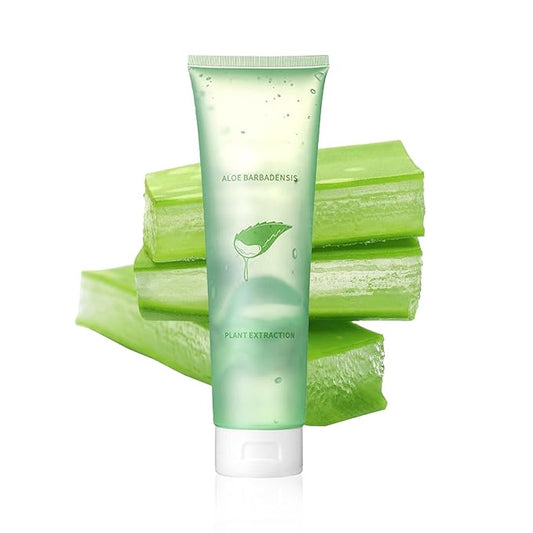 JunKuJK Moisturizing Gel for Face & Body,Non-sticky Gel After Sun Aloe Lotion Skin Care,Fast Absorbing Long Lasting Refreshing Hydrating Face Moisturizer for All Skin Types 01