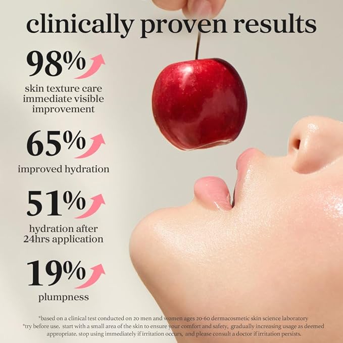NOONI Korean Lip Oil - Applepeony | Long-Lasting, Moisturizing, Plumping, Revitalizing for Dry Lips, Waterproof, No Peel Off, Hydrating, Nourishing Crystal Clear, Stocking Stuffers 0.12 FL Oz