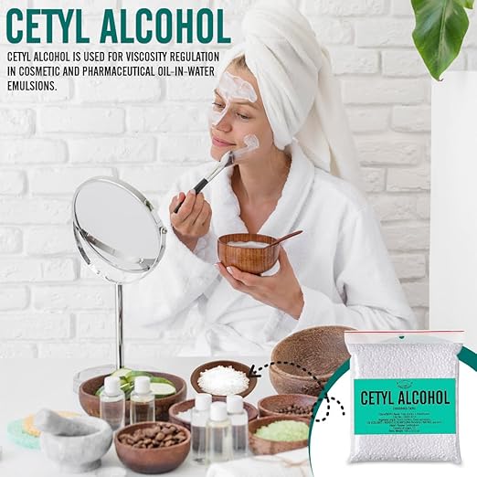 Cetyl Alcohol for Homemade Cosmetics, Lipsticks, oz