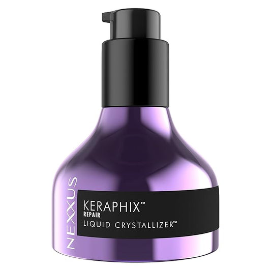 Nexxus KERAPHIX Liquid Crystallizer Hair Strengthening Treatment Reconstructive Leave-In For Damaged Hair Powered by KRT Keratin Resistance Therapy with Liquid Crystal Amino Acids 3.3 fl oz