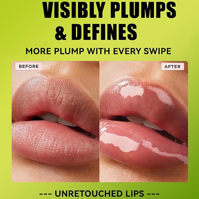 4 Colors Lip Oil Lip Glaze, Big Brush Lip