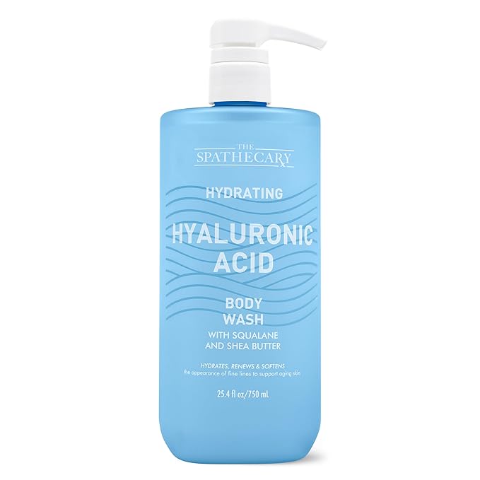 Hydrating Hyaluronic Acid Body Wash – Moisturizing Shower Gel for All Skin Types, Sensitive Skin – Nourishing, Paraben-Free, Sulfate-Free, Vegan Formula – Smooth & Soft Skin Care, 25.4oz