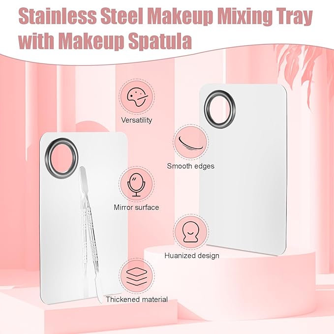 4 Pcs Makeup Spatula Korean Set, Spatula Makeup