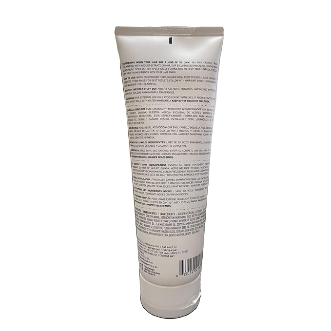 Strawberry Banana Smoothing Hair Care Set – Shampoo + Conditioner + Mask – Frizz Control for Color-Treated Hair – Natural & Sulfate-Free