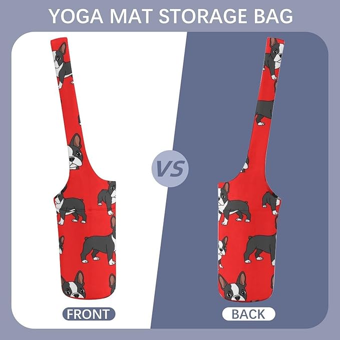 Portable Yoga Mat Carrier Single Shoulder Bag with Pocket Spacious for Yoga Gym Fitness Travel