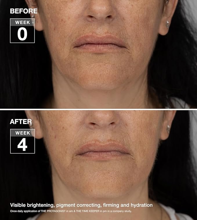 SKIN AT WORK Time Keeper 5-in-1 Peptide Firming Night Cream, 5% Tranexamic Acid, Ceramides for Face, Neck, Eyes, All-In-One Step Serum + Moisturizer