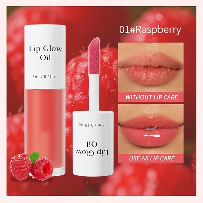 Korean Lip Oil - Fruity Flavor Lip Glow Glow