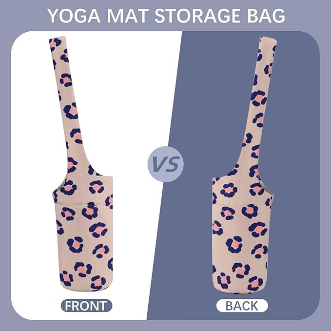 Stylish Yoga Mat Bag for Women Exercise Mat Holder with Shoulder Strap Yoga Mats Totes Sports Storage Bag