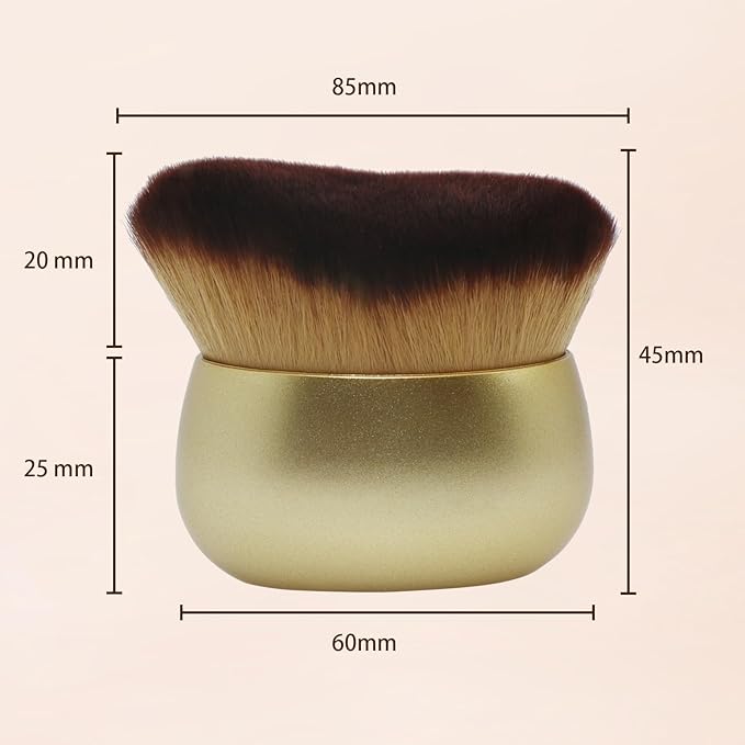Makeup Blend & Blur Extra Large Body Brush for Self Tanner,Leg Makeup & Bronzer Self Tan Applicator, Powder, Foundation, Blusher, Bronzer，Massager for Face Gift box (Pink)
