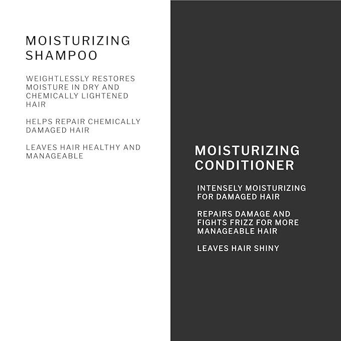 SACHAJUAN Moisturizing Shampoo and Conditioner Set | Ocean Silk Technology & Argan Oil for Optimal Moisture | Repair Damage & Control Frizz | Set of 2 (33.5 oz)