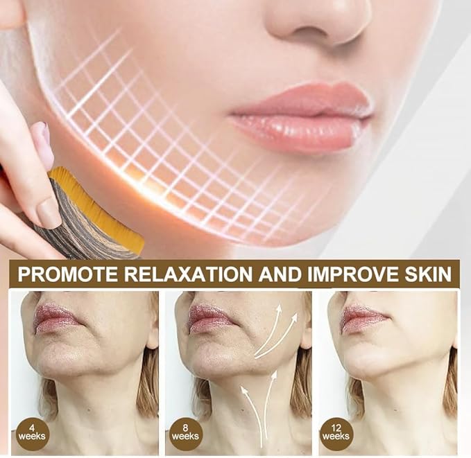 Lymphatic Contour Face Brush, Dry Brushing Face Brush, Lymphatic Drainage Massager for Face, Chin & Jawline Sculpting,Fits to The Skin to Relieve Fatigue (1PCS)