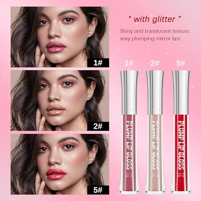 ibcccndc Lip Plumper gloss,Natural Lip Plumper,High Girls