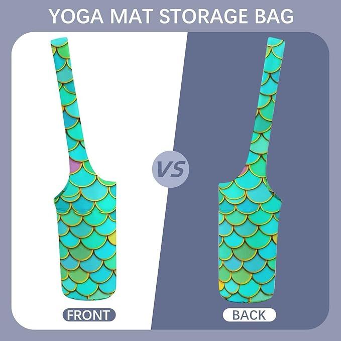 Stylish Yoga Mat Bag for Women Exercise Mat Holder with Shoulder Strap Yoga Mats Totes Sports Storage Bag