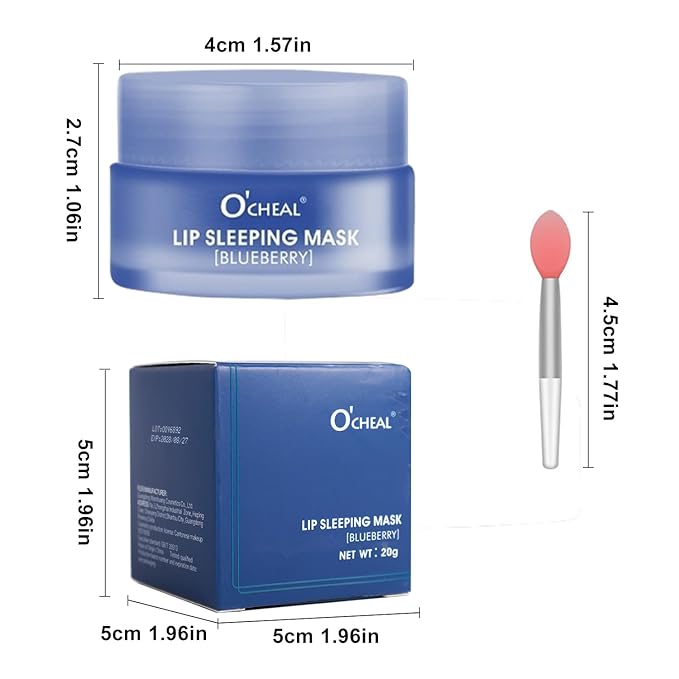 Moisture Collagen Booster Lip Sleeping Mask (Blueberry)