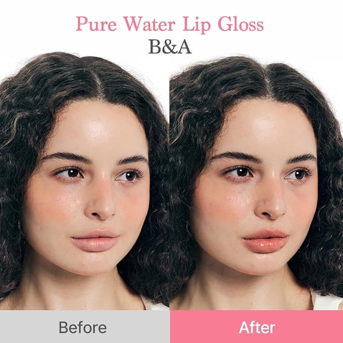 dasique Pure Water Lip Gloss 0.09 oz | Variety of Colors | Dewy Gloss | Buildable Gloss Tesxture | Non-Sticky | K-beauty (#02 Bare Pomelo)