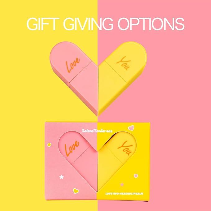 Heart Shaped Dual-use Deformable Lip Balm Gifts