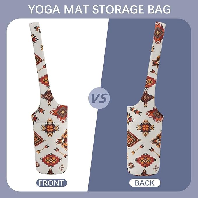 Portable Single Shoulder Yoga Mat Bag Carrier with Pocket Spacious Storage for Yoga Gym Fitness