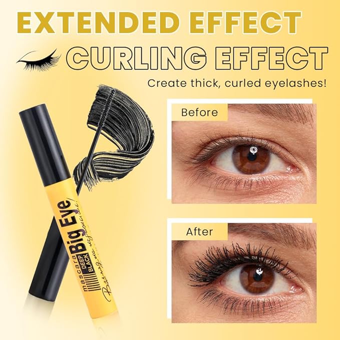 Black Mascara for Women, 5 Packs Bulk, Voluminous Original Volume Building, Lengthening, Defining, Curling, Multiplying, Buildable Formula, Cruelty Free,Waterproof