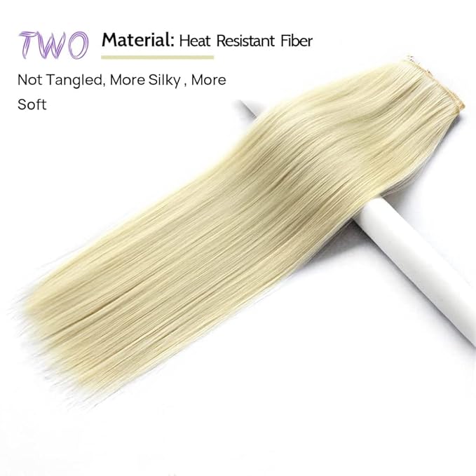 Blonde Clip in Hair Extensions Straight 22" Long Synthetic Black Thick 5PCS Clips on Hairpieces for Women Weddings Party Daily Use Curly Wavy 18" Cheap Girls Brown Auburn White Full Head 5 Oz