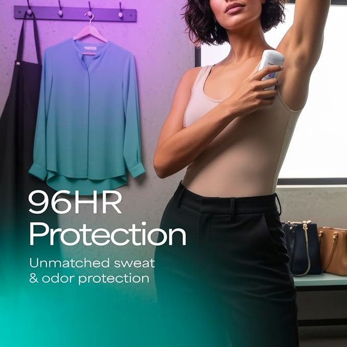 Degree Clinical Strength Antiperspirant Deodorant For Women 96-Hour Sweat and Odor Protection Ultra Dry Invisible Solid 5x Types of Sweat 1.6 OZ