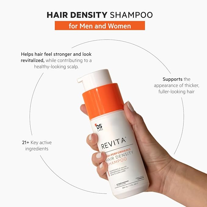 DS Labs Revita Shampoo, 205 mL – Scalp Refreshing Cleanse for Fuller Looking, Volumizing, Lightweight Hydration, Sulfate & Silicone Free, Color Safe, For Men & Women, 2 Pack