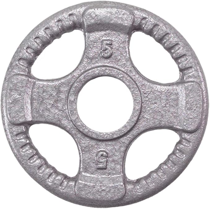 Body-Solid Cast Iron Olympic Quad Grip Design Weight 2 Inch