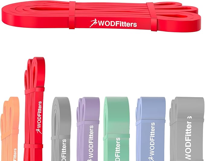 WODFitters Pro Series Pull-Up Assistance Bands – Premium Resistance Loop Bands for Assisted Pull Ups, Muscle Ups, Strength Training & Mobility – Durable Bands for Functional Fitness