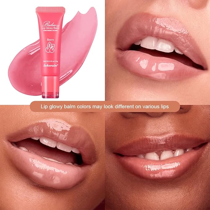 4Pcs Lip Glowy Balm | Lip Grapefruit)