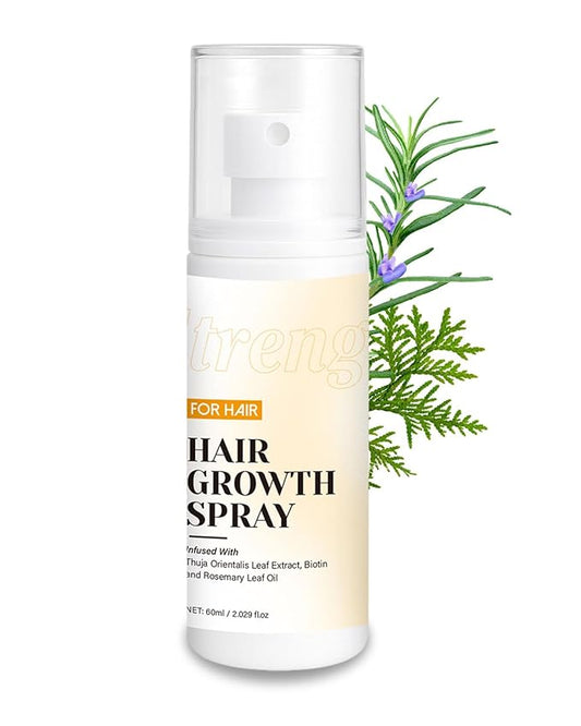 Hair Growth Spray, Hair Growth Oil Spray, with Biota Orientalis, Rosemary Oil & Biotin, Strengthens Hair Roots, Prevent Hair Thinning & Loss, Thicker Fuller Hair for Women & Men (3 pack, 3% Rosemary)
