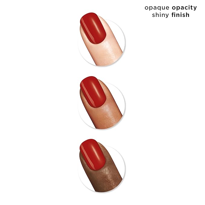 Sally Hansen Insta-Dri Nail Polish | Quick Dry, Long Lasting, Streak-Free Shine |Opaque, Glossy | 390 That's A-Blazing! | Fiery Orange-Red Nail Color