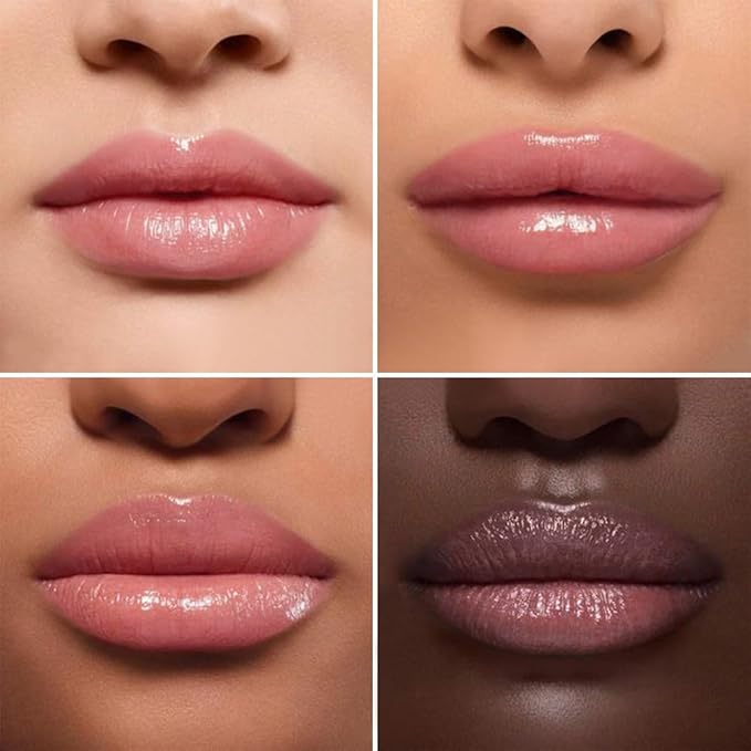 HHLTOH Pink Honey Lipstick Tinted Butter Lip Balm for Women, Natural Sheer Moisturizing Nourishing Hydrating Pink Honey Shine Tint Lipstick Tinted Lip Stain Gloss with a Hint of Natural Cherry Vegan