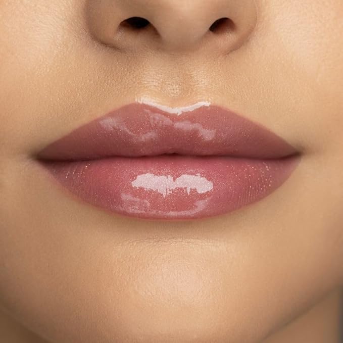 Radiant Professional Lip Glaze (15 Shades) - Ultra-Glossy, Non-Sticky & Long-Lasting Lip Gloss for Women - High Shine Hydration - Vegan & Moisturizing for Soft, Nourished Lips - (07 COCOA SPARKLE)