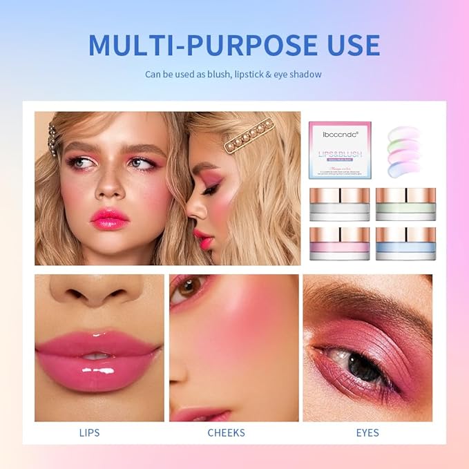 Color Change Blush Clear Liquid Blush Cream Moisturizing