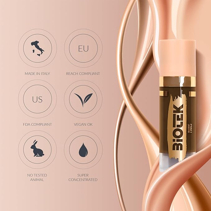 Biotek Lip Pigment for Permanent Makeup - Orange Peach Color for Lip - Made in Italy - Casinò 0,61 fl.oz.